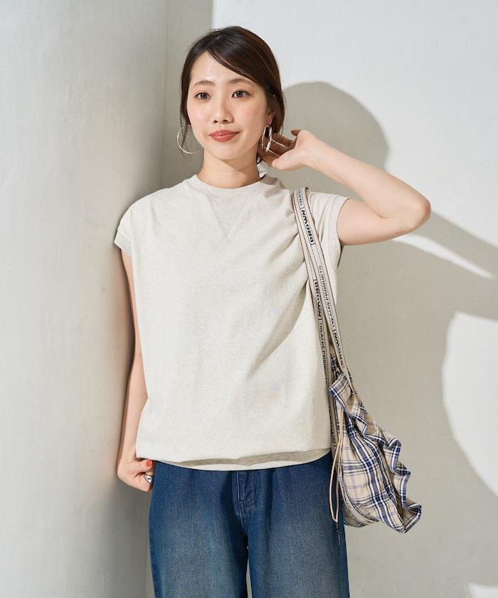 帶威尼斯紋的無袖T恤