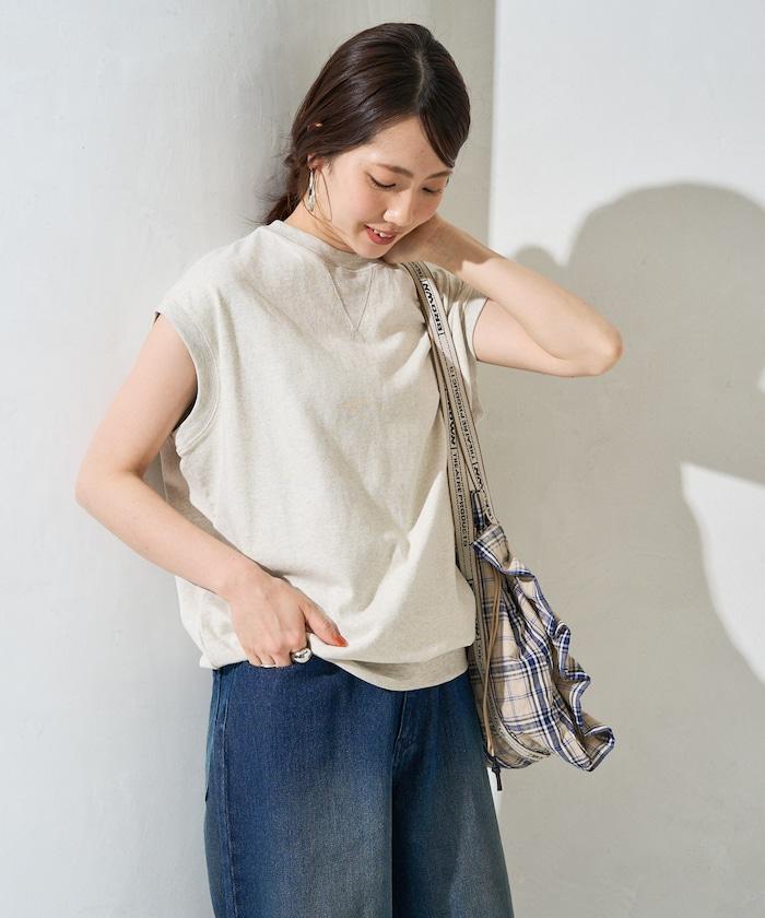 帶威尼斯紋的無袖T恤