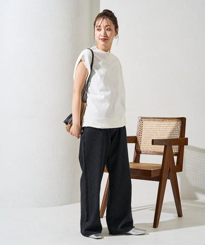 帶威尼斯紋的無袖T恤