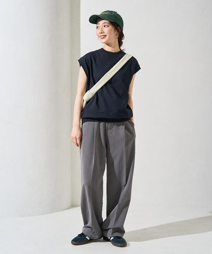 帶威尼斯紋的無袖T恤