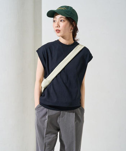 帶威尼斯紋的無袖T恤