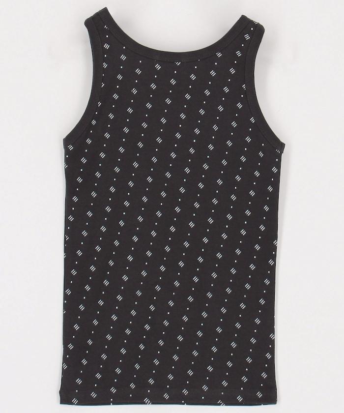 全印花針織背心