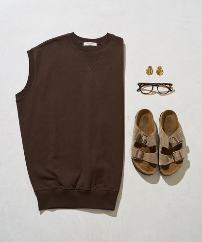 帶威尼斯紋的無袖T恤