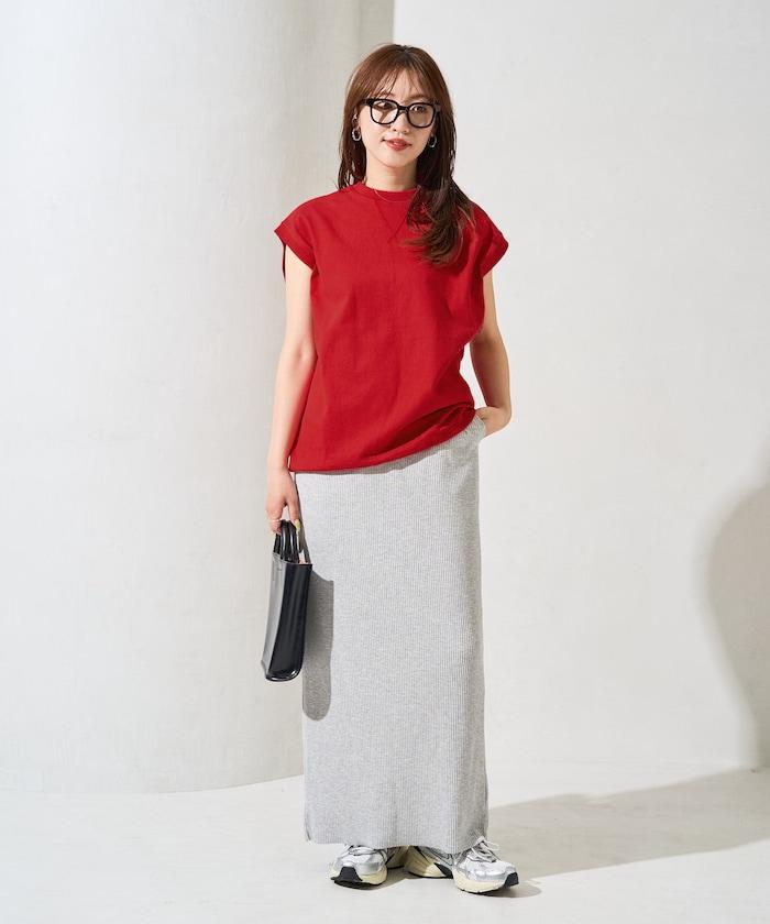 帶威尼斯紋的無袖T恤