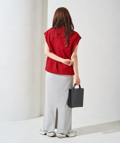 帶威尼斯紋的無袖T恤