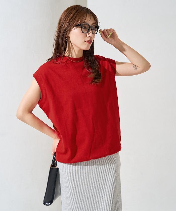 帶威尼斯紋的無袖T恤