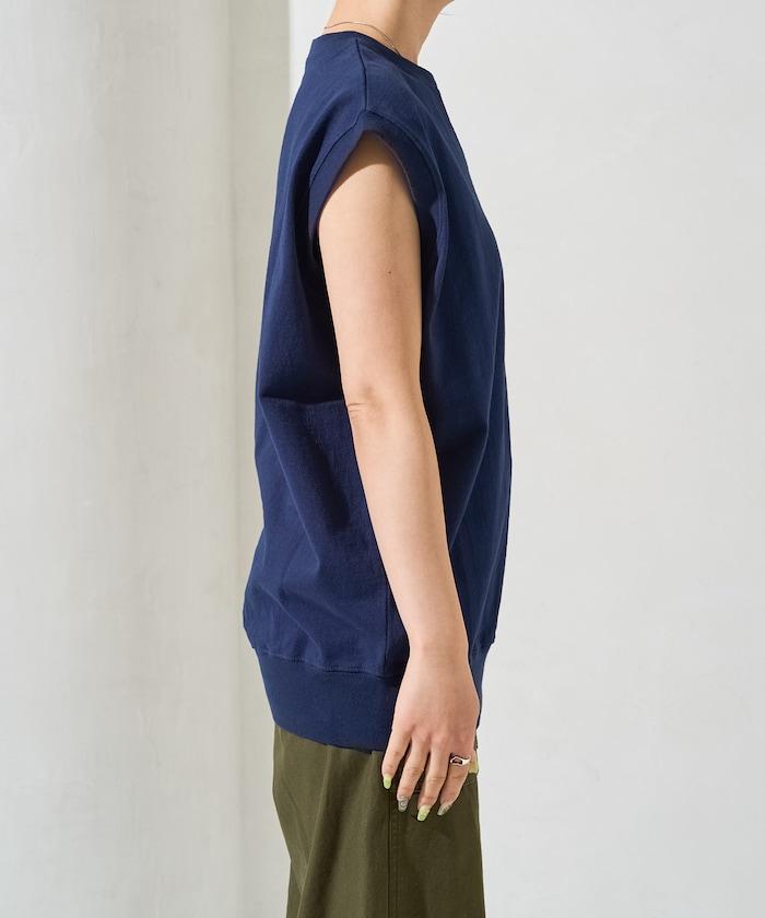 帶威尼斯紋的無袖T恤