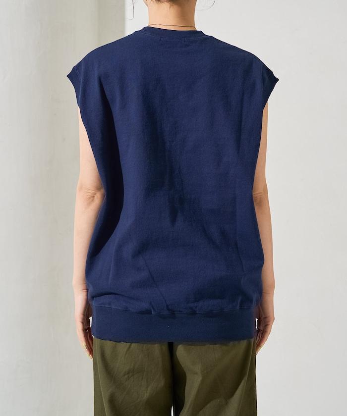 帶威尼斯紋的無袖T恤