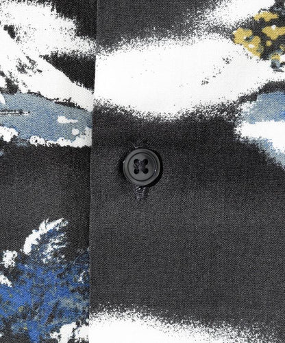 輕鬆合身 可水洗 人造絲 開領 夏威夷襯衫 短袖