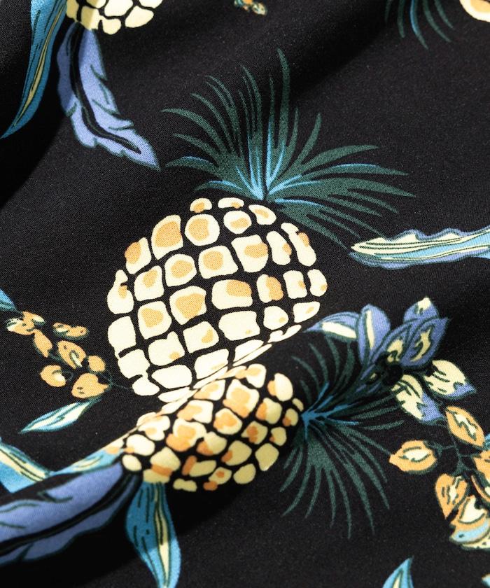 輕鬆合身 可水洗 人造絲 開領 夏威夷襯衫 短袖