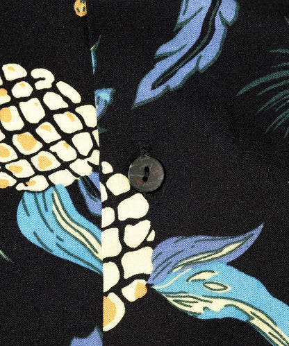 輕鬆合身 可水洗 人造絲 開領 夏威夷襯衫 短袖