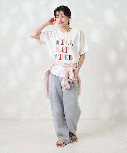 彩色刺繡T恤