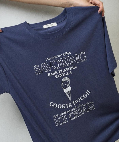 冰淇淋印花T恤