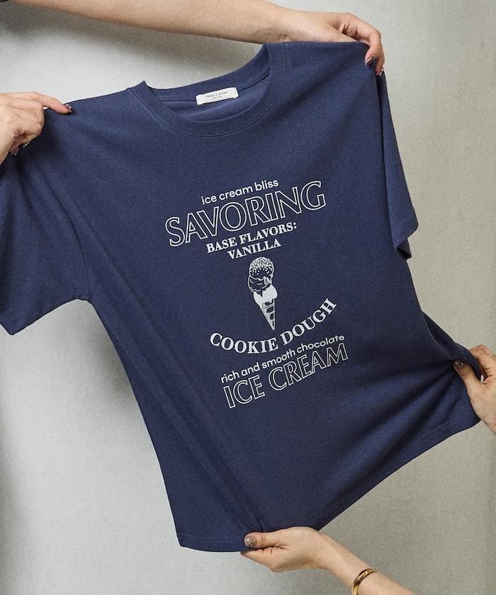 冰淇淋印花T恤