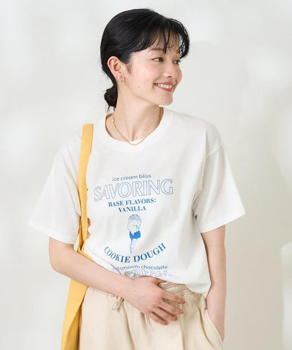 冰淇淋印花T恤