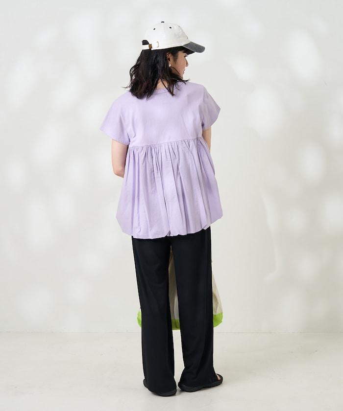 <接觸冷感/UV防護>冰夏季 肋骨寬鬆褲