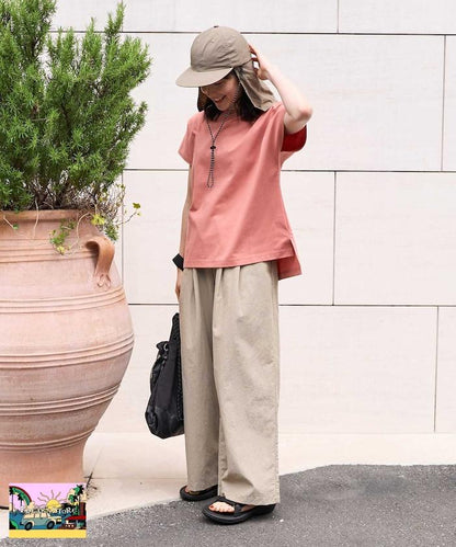 【海灘&節日】速幹・防紫外線T恤 防水褲 套裝