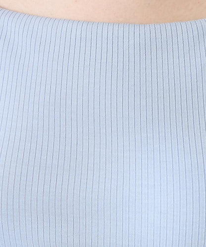 <接觸冷感/UV防護>冰夏季帶杯肋針織吊帶衫