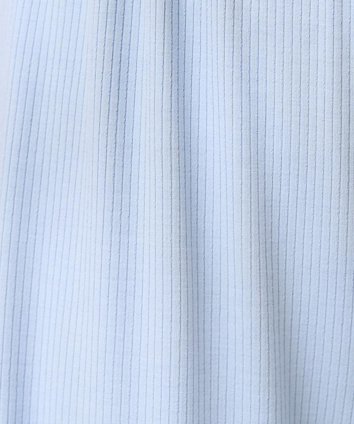 <接觸冷感/UV防護>冰夏季 肋骨寬鬆褲