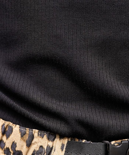 <接觸冷感/UV防護>冰夏季帶杯肋針織吊帶衫