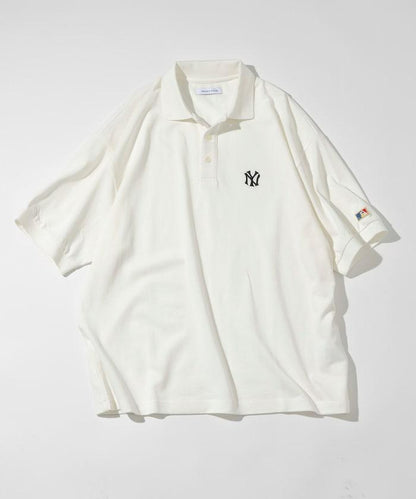 MLB Major League Baseball 單標誌 短袖 Polo衫