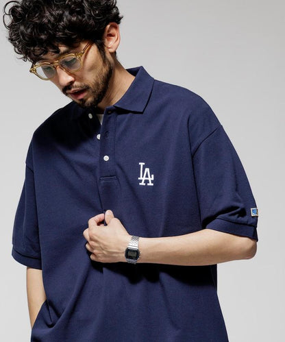 MLB Major League Baseball 單標誌 短袖 Polo衫