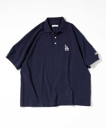 MLB Major League Baseball 單標誌 短袖 Polo衫