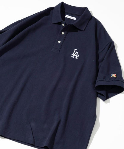 MLB Major League Baseball 單標誌 短袖 Polo衫