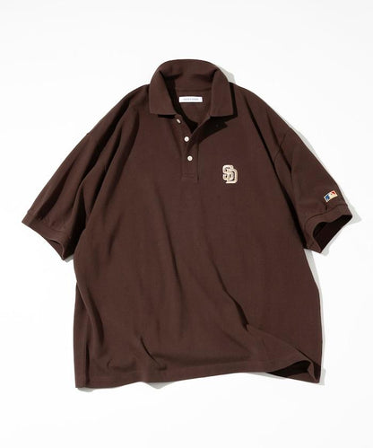 MLB Major League Baseball 單標誌 短袖 Polo衫