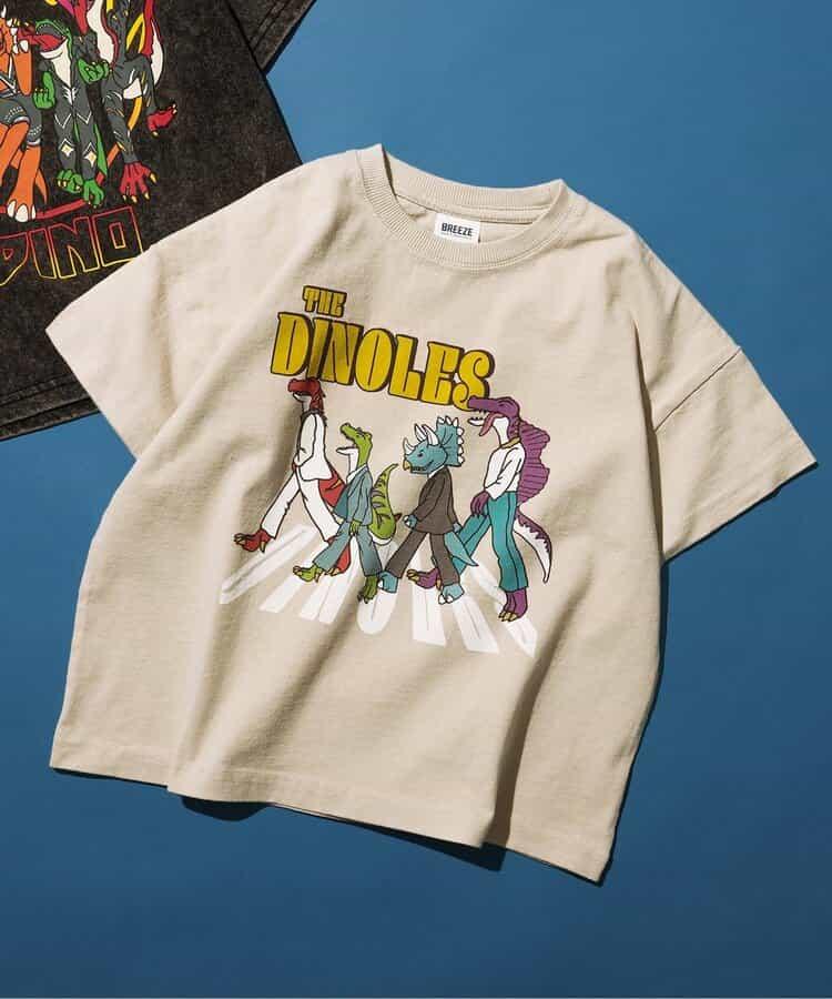 恐龍圖案短袖T恤