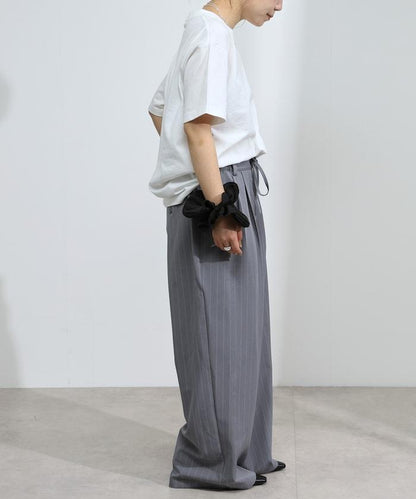 有機棉 心形 標誌刺繡T恤 / 圓領 單點標誌 刺繡短袖T恤