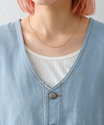 【HELLO.SANFRANCISCO】領口可拆卸牛仔馬甲