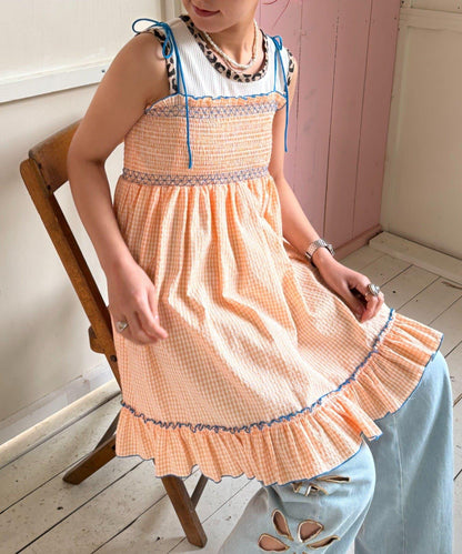 【HELLO.SANFRANCISCO】2WAY綁帶抽褶連衣裙露肩連衣裙