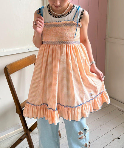 【HELLO.SANFRANCISCO】2WAY綁帶抽褶連衣裙露肩連衣裙