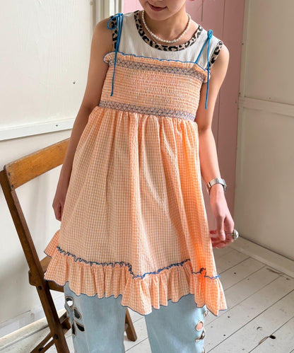 【HELLO.SANFRANCISCO】2WAY綁帶抽褶連衣裙露肩連衣裙