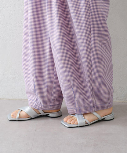 【HELLO.SANFRANCISCO】格子印花休閒褲