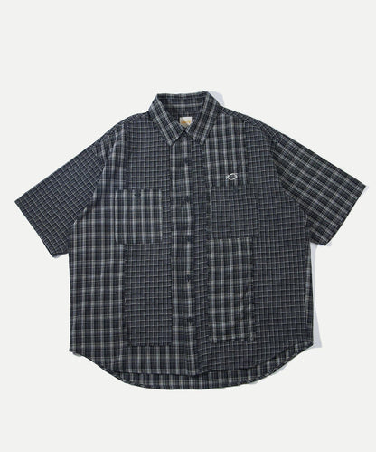 【WHO'S WHO gallery】布朗克斯拼接格子襯衫