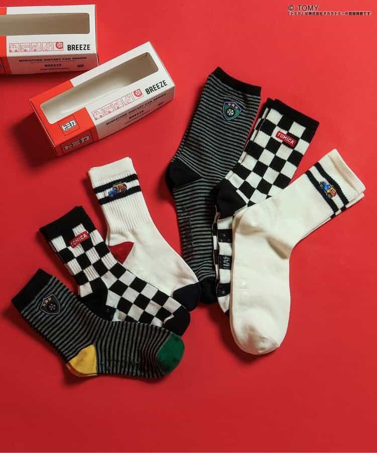 【鏈接】TOMICA×BREEZE襪子套裝禮品（成人）