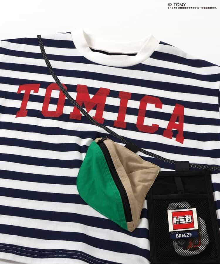 TOMICA×BREEZE 帶腰包的T恤