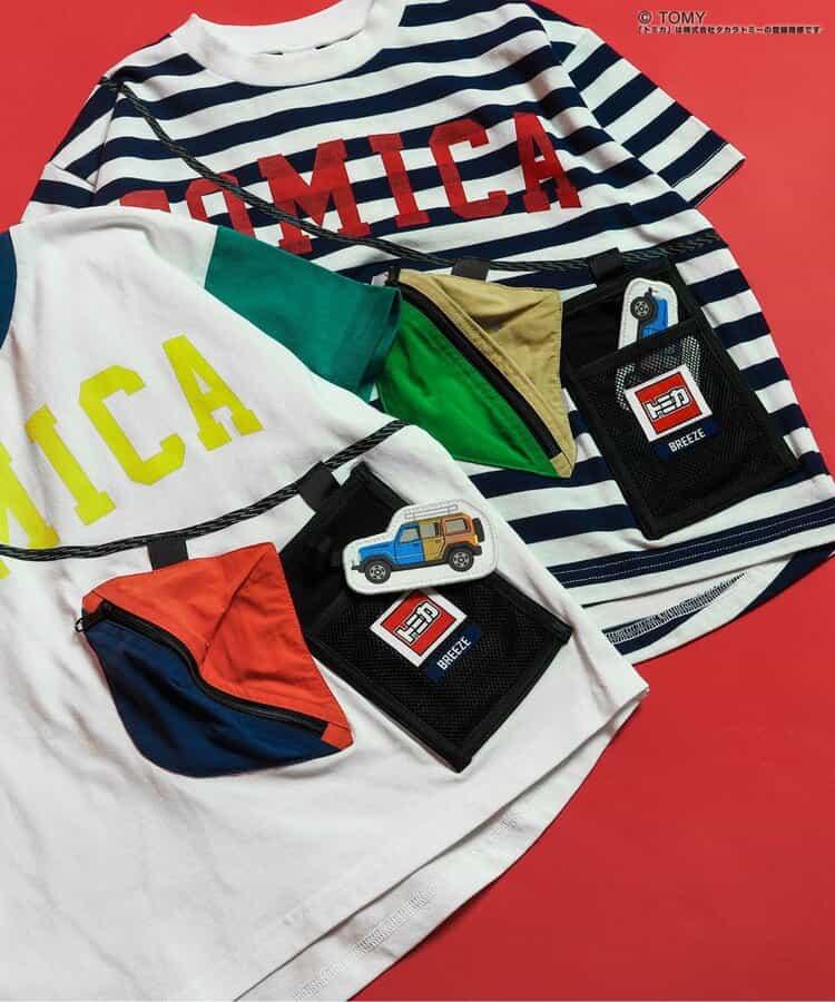 TOMICA×BREEZE 帶腰包的T恤