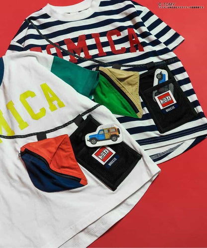 TOMICA×BREEZE 帶腰包的T恤