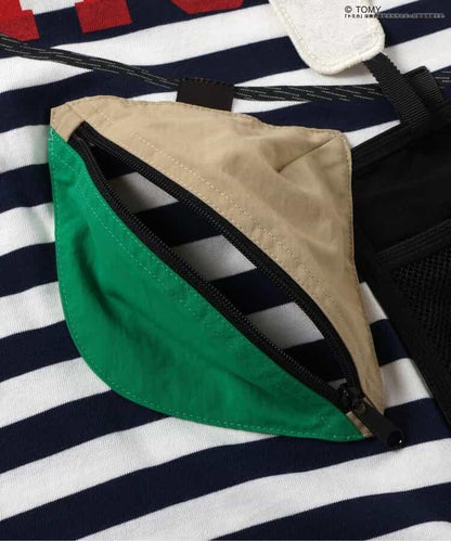 TOMICA×BREEZE 帶腰包的T恤