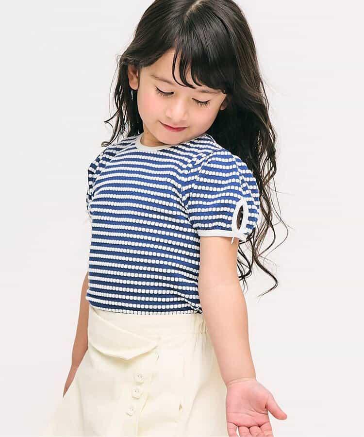 後蝴蝶結袖口蝴蝶結T恤