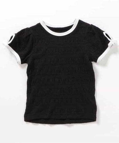 後蝴蝶結袖口蝴蝶結T恤