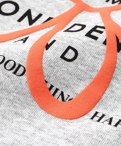 背部logo印花T恤