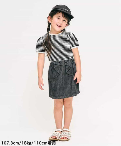 後蝴蝶結袖口蝴蝶結T恤