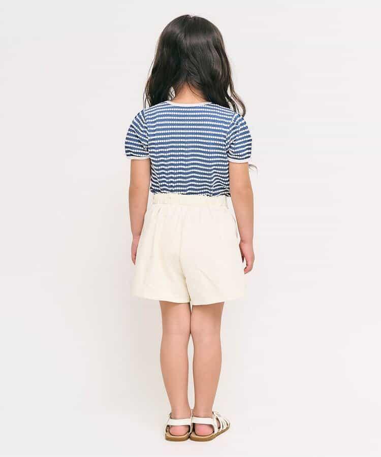 後蝴蝶結袖口蝴蝶結T恤