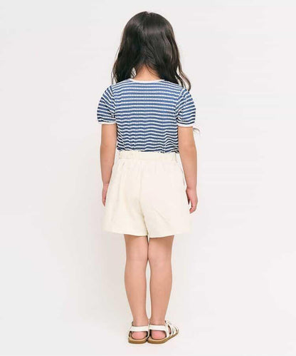 後蝴蝶結袖口蝴蝶結T恤