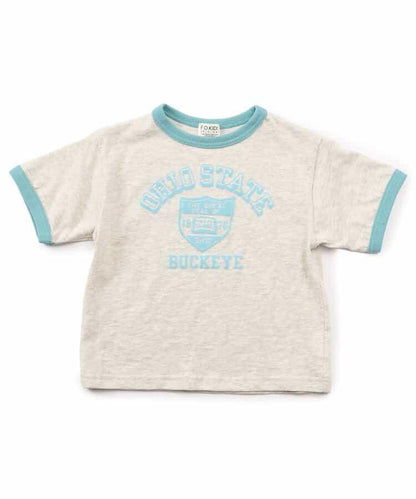 大學標誌拼接T恤