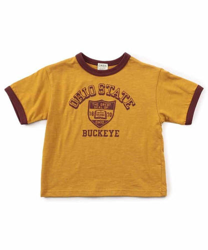 大學標誌拼接T恤